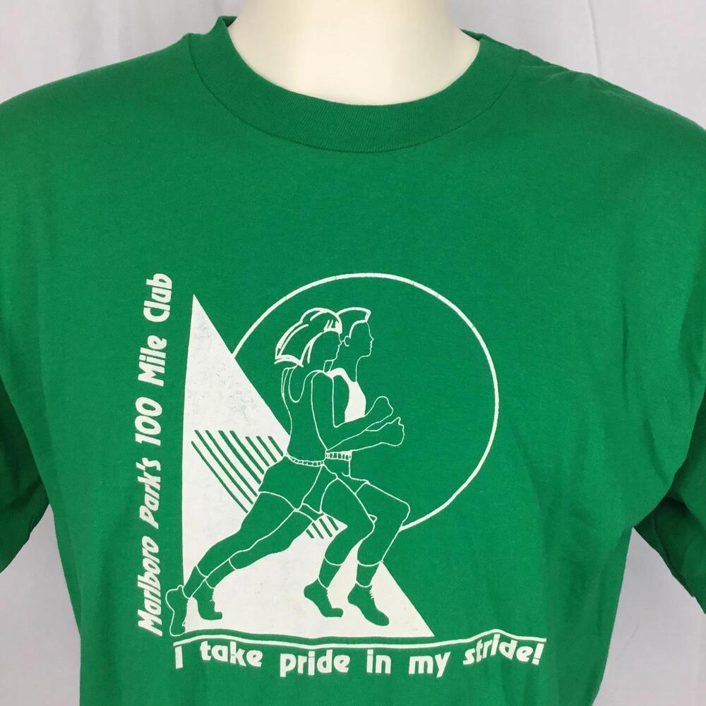 Sz L Read Tshirt Marlboro Park 100 Mile Club Running Jogging